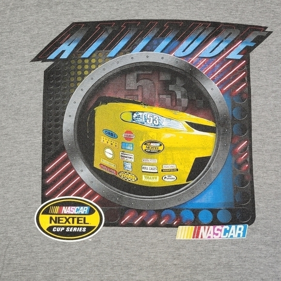 VINTAGE Nascar Attitude Shirt - Picture 5 of 6